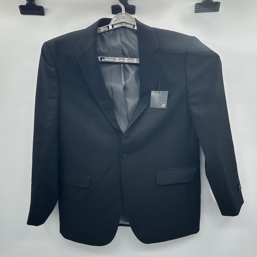 J Ferrar Mens Black Triton Textured Blazer Modern Fit Suit Jacket 40 Short NEW